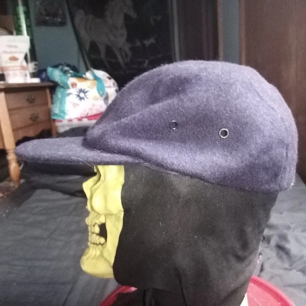 Vintage J. Crew Four Panel Wool Fitted Hat Cap